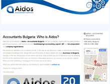 Tablet Screenshot of aidosbg.com